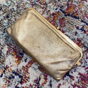 Gold Hobo Wallet